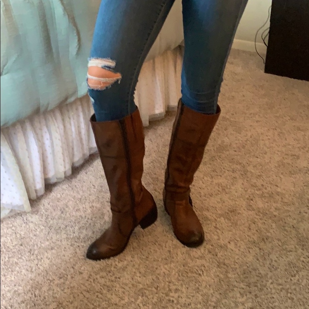 Leather Brown Boots